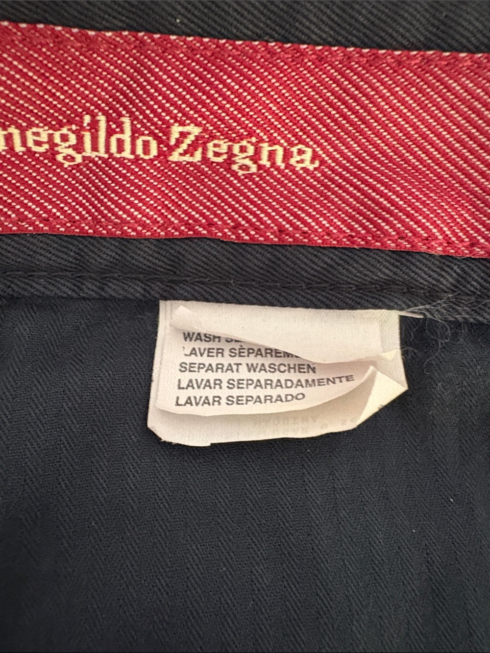 Ermeneglido Zegna Men's Dark Navy Pants 42? - Picture 6 of 8